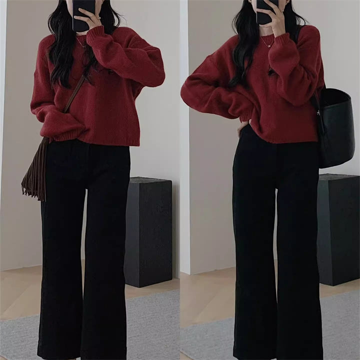 Pull en tricot confortable pour femmes avec coupe décontractée et style casual Chic & Stil