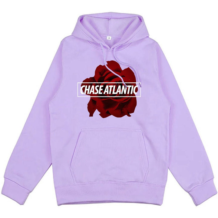 Women's hoodie with romantic rose design Chic & Stil