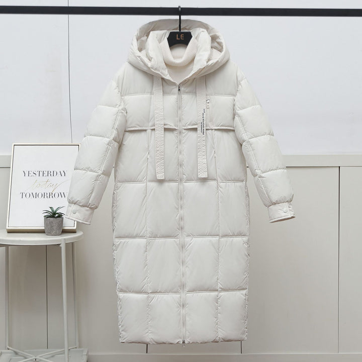 Ladies Long Chic Down Jacket