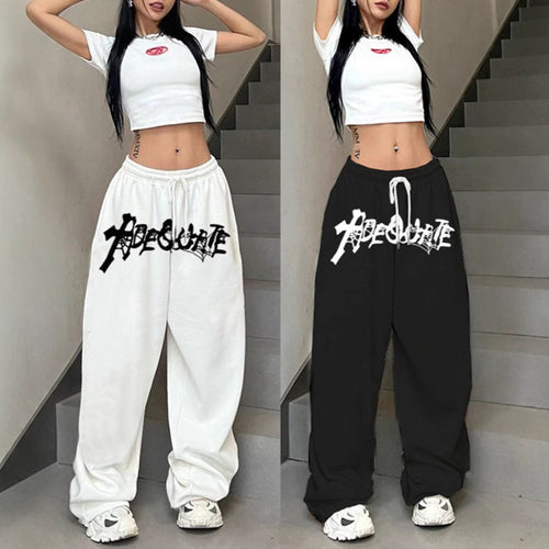 Women’s Casual Leisure Pants with Wide Cut and Stylish Print Chic & Stil