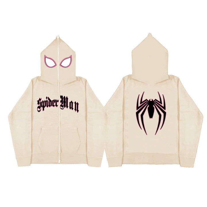 Women's hoodie with Spider-Man design featuring a striking graphic pattern Lune London