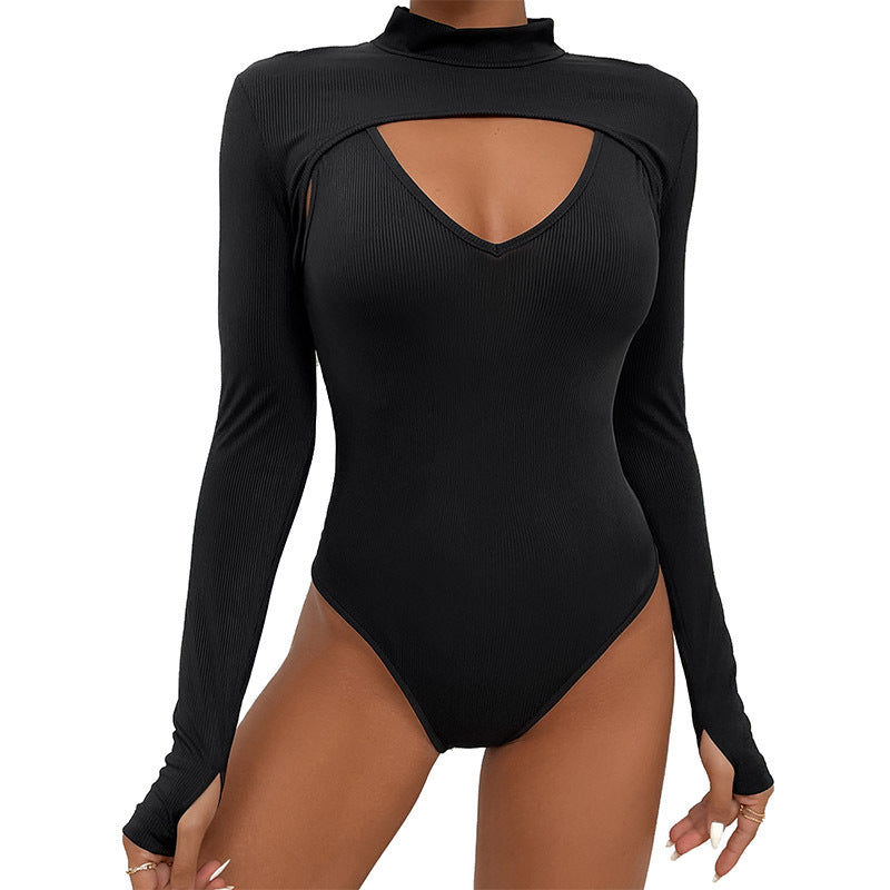 Women Cut-Out Detail Long Sleeve Body Lune London