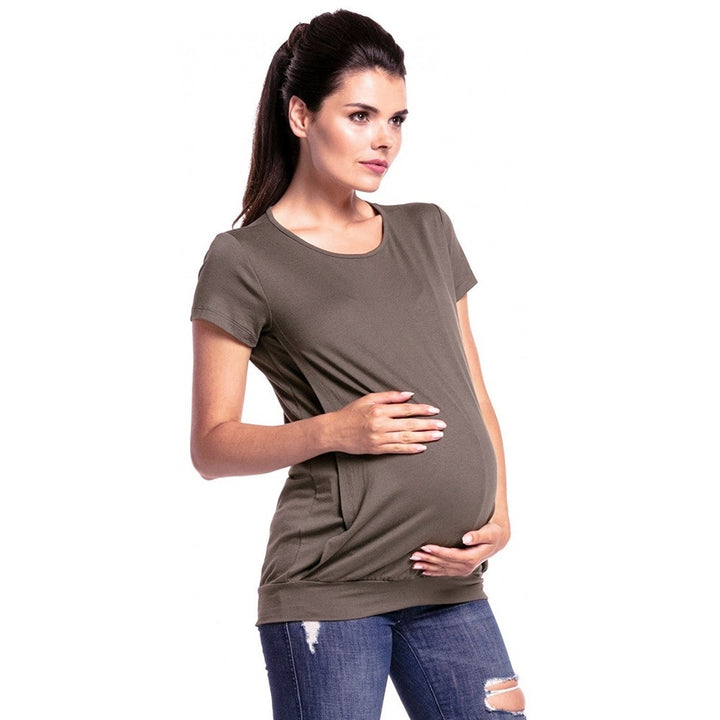 Lune London Women's Nursing T-Shirt with Convenient Nursing Access