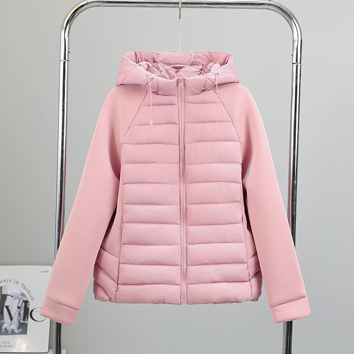 Insulated quilted jacket for women with hood and sporty cut Lune London