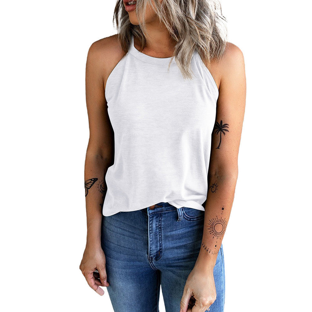 Ladies sporty tank top with modern chic and style