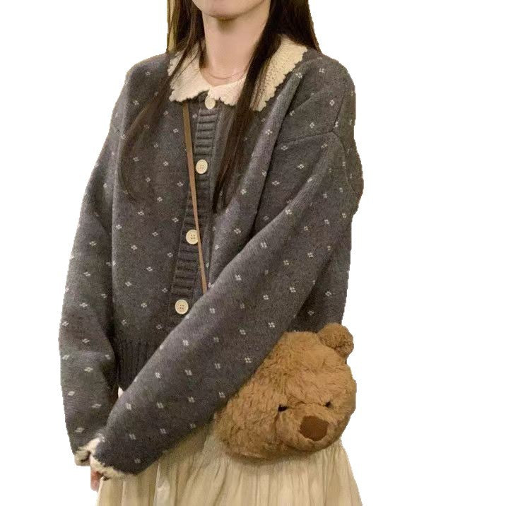 Cardigan Confortable Femme avec Col Chic & Stil