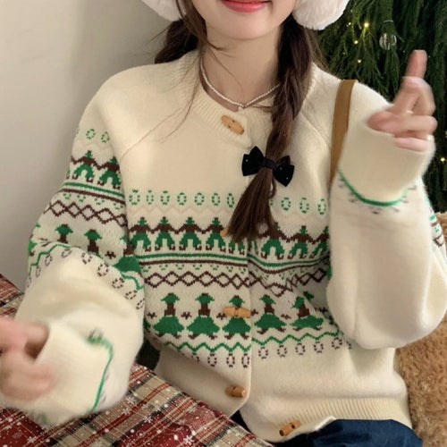 Cardigan de mode pour femmes avec motifs traditionnels Chic & Stil