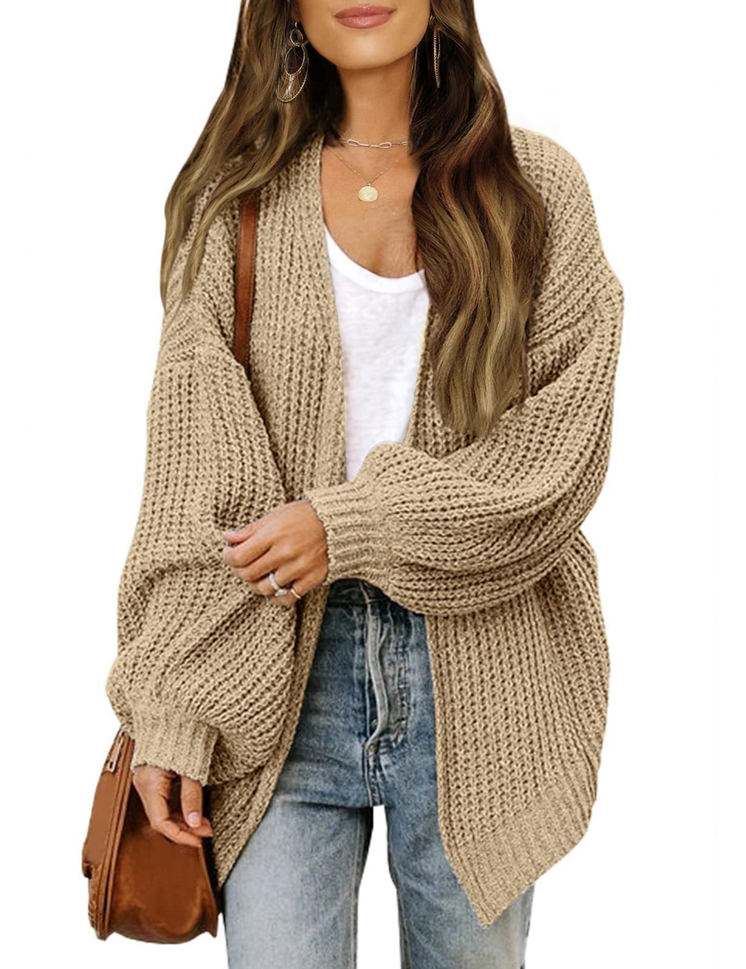 Lune London loose fit casual cardigan for women