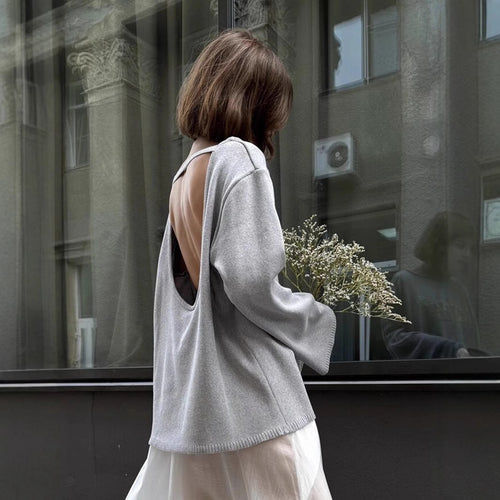 Women Loose Fit Casual Knit Sweater Amarae