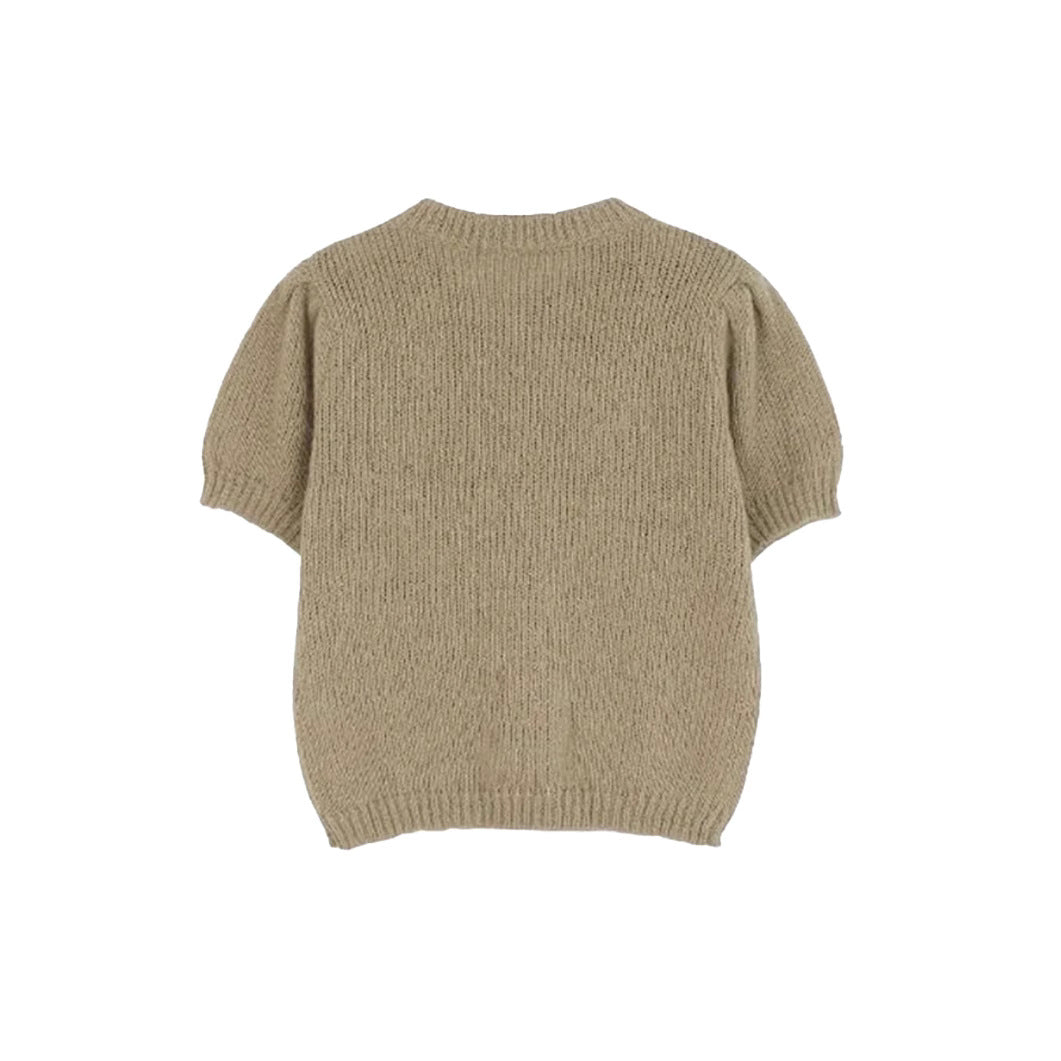 Women's sweater with puff sleeves and soft knit Lune London