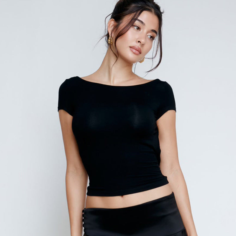 Ladies draped top at the back Lune London