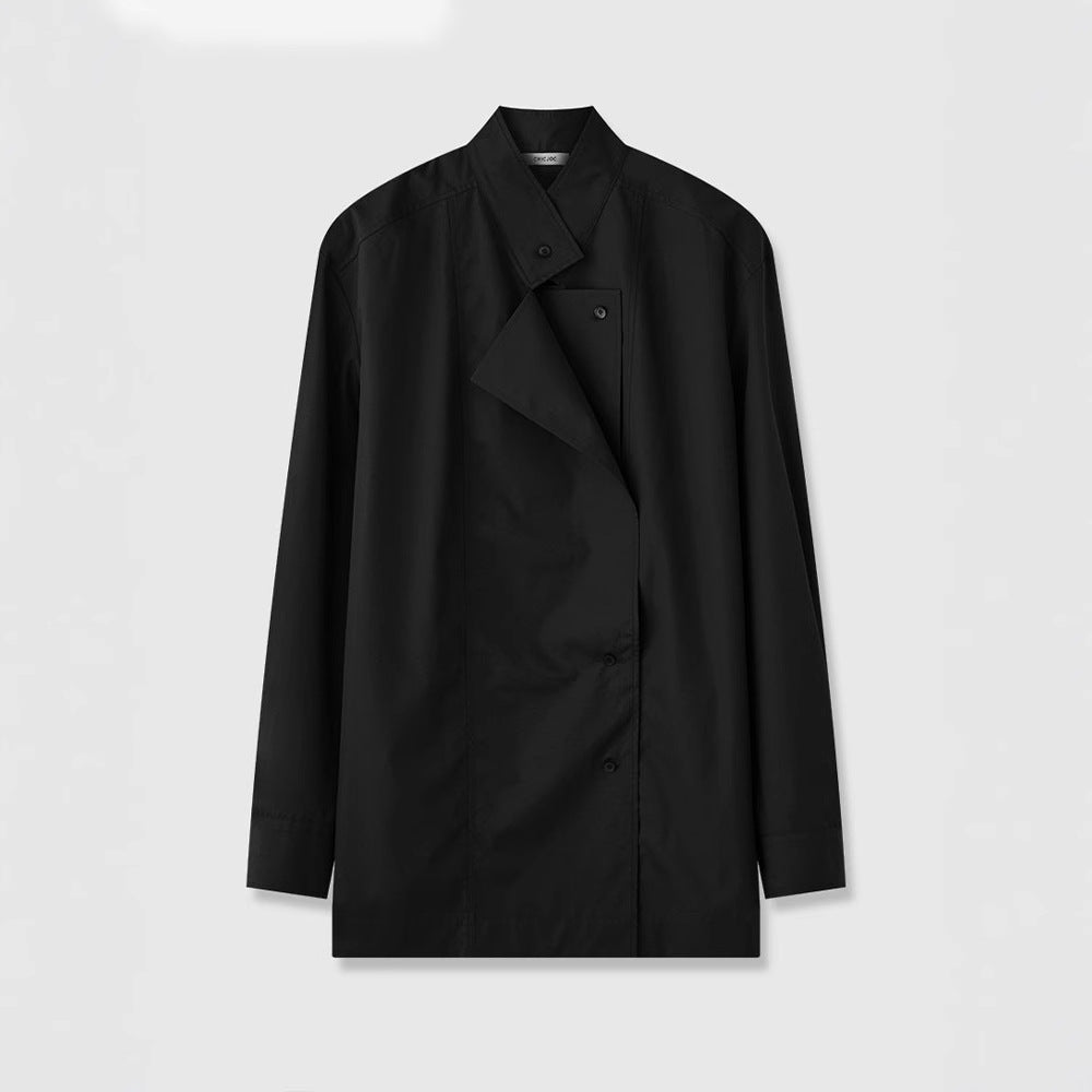 Chemisier blouse asymétrique à la mode pour femmes Chic & Stil