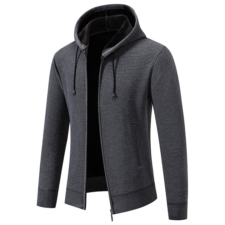 Men's hooded jacket with a modern structure design and insulated lining Lune London