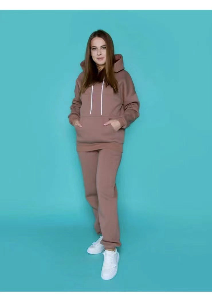 Ladies casual hoodie with comfortable jogger pants Lune London