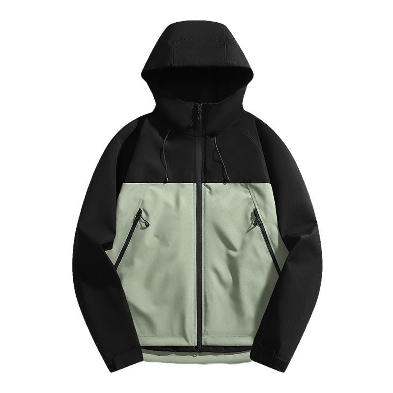 Men's waterproof outdoor jacket with adjustable hood Amarae