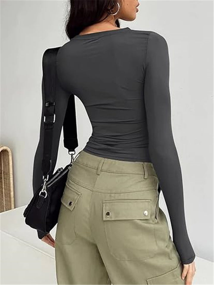 Ladies Long Sleeve T-Shirt Lune London