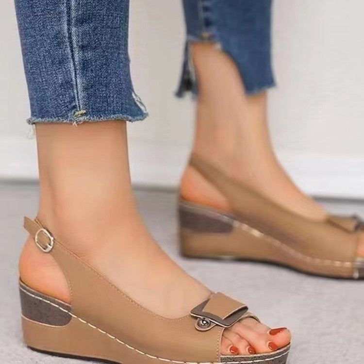 Lune London Women's Wedge Heel Sandals