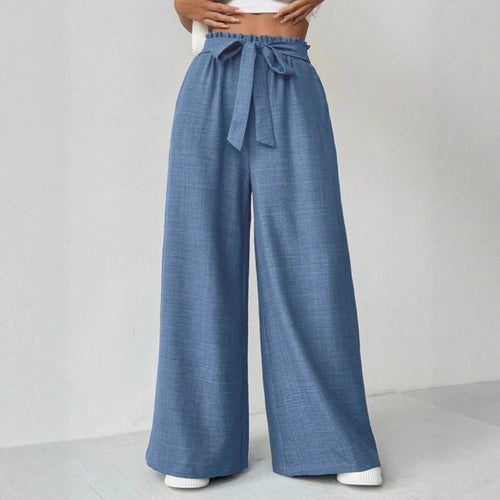 Ladies Wide Pants with Adjustable Waist Amarae