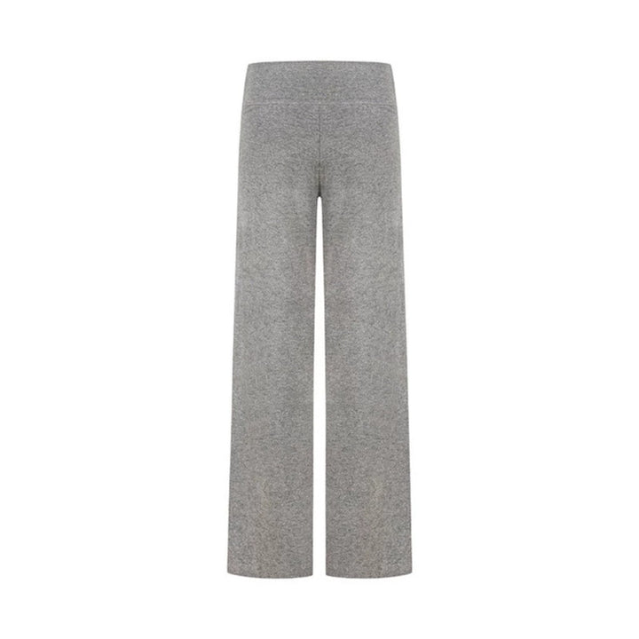 Women's Palazzo Fleece Pants with High Comfort Waistband and Flowing Wide-Leg Cut Amarae