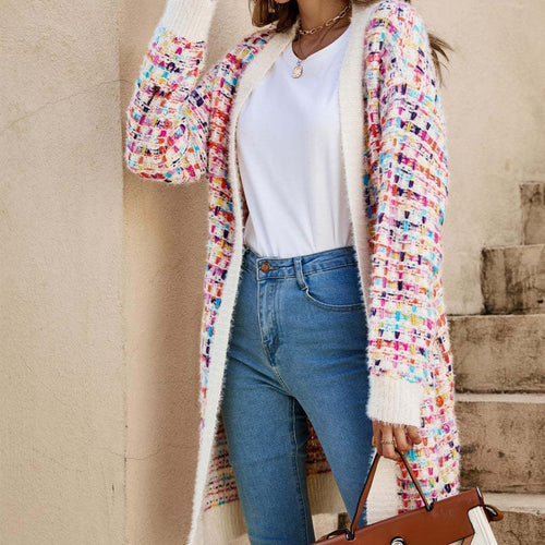 Gilet tricoté confortable pour femmes en design art moderne Chic & Stil