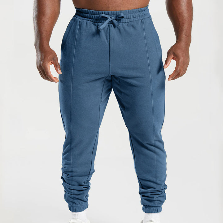Men's comfortable leisure jogging pants with elastic waistband and side pockets Chic and style
