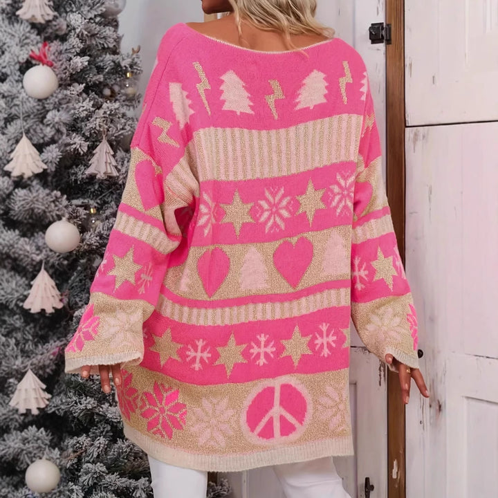 Ladies Oversized Cozy Chic Sweater