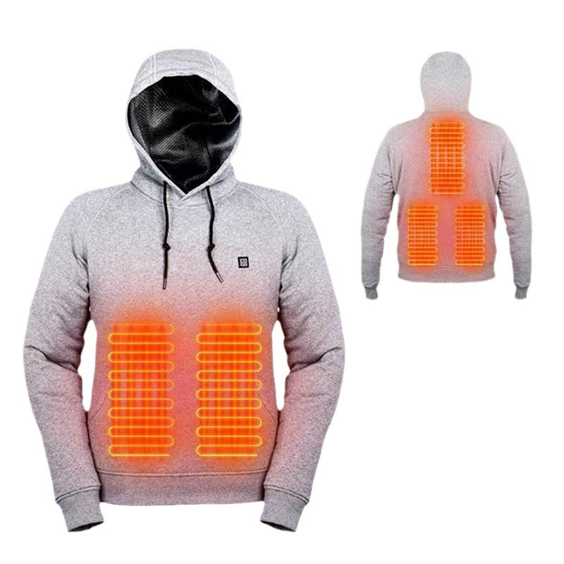 Ladies Heated Hoodie with Innovative LED Heating Elements Chic and Stylish