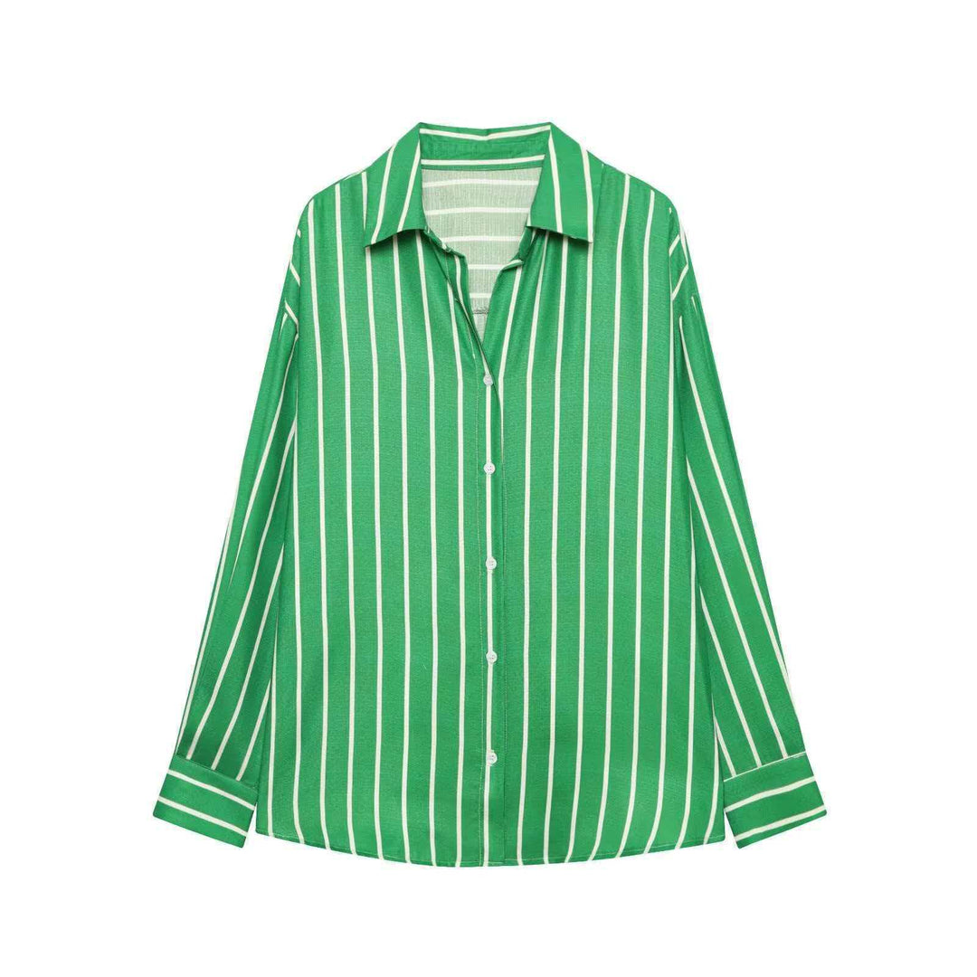 Chemisier pour femme avec un motif rayé moderne et une coupe précise Chic & Stil