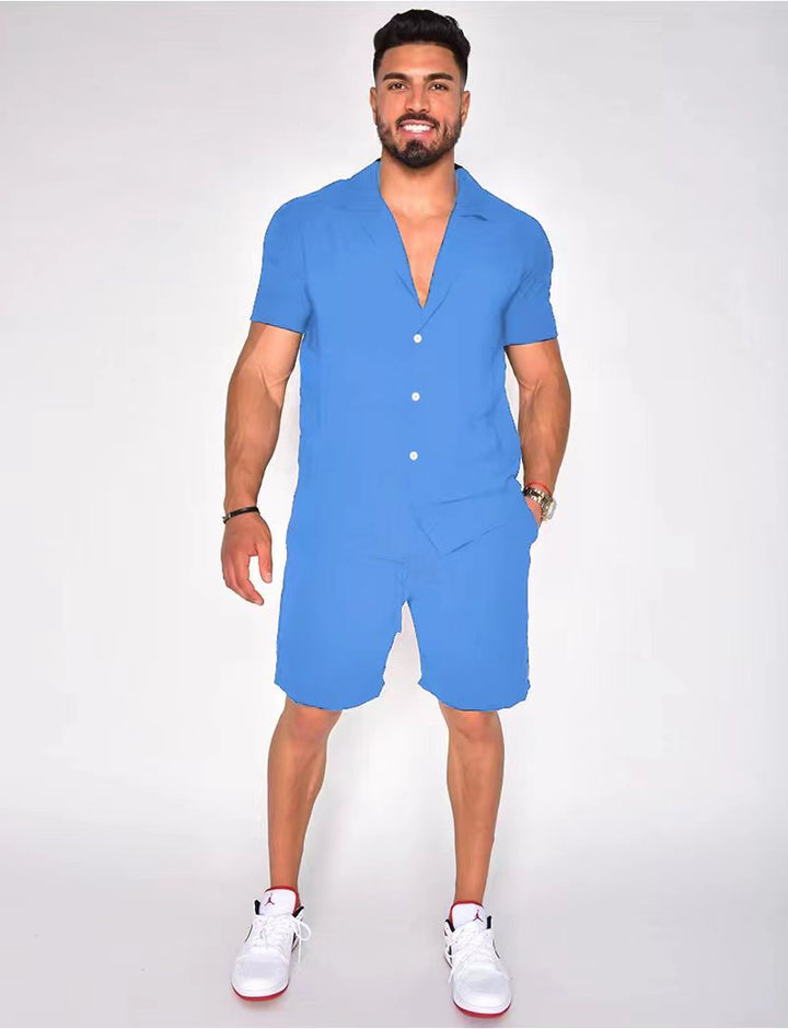 Short Sleeve Shirt for Men Set Amarae