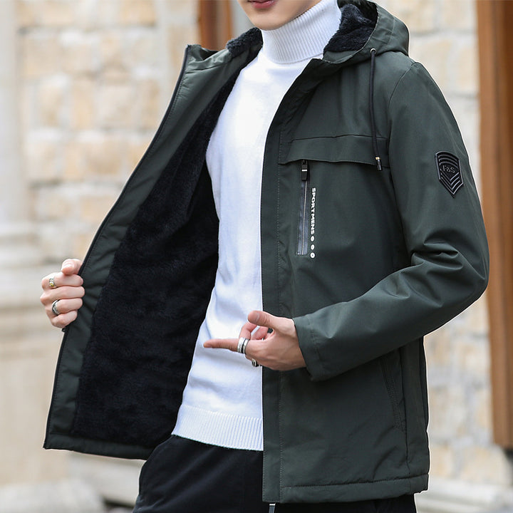 Waterproof and insulated jacket for men with soft inner lining Amarae