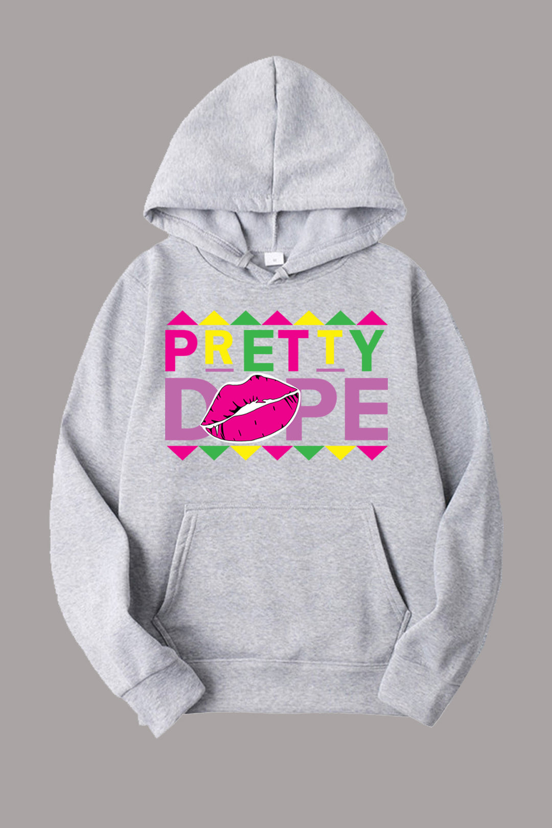 Ladies Hoodie with Creative Graphic Print Amarae