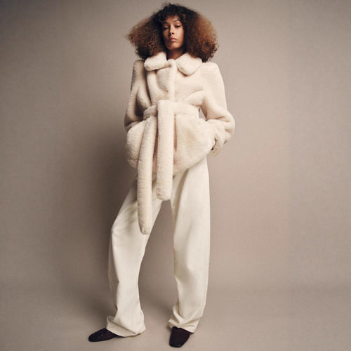 Amarae women's plush coat