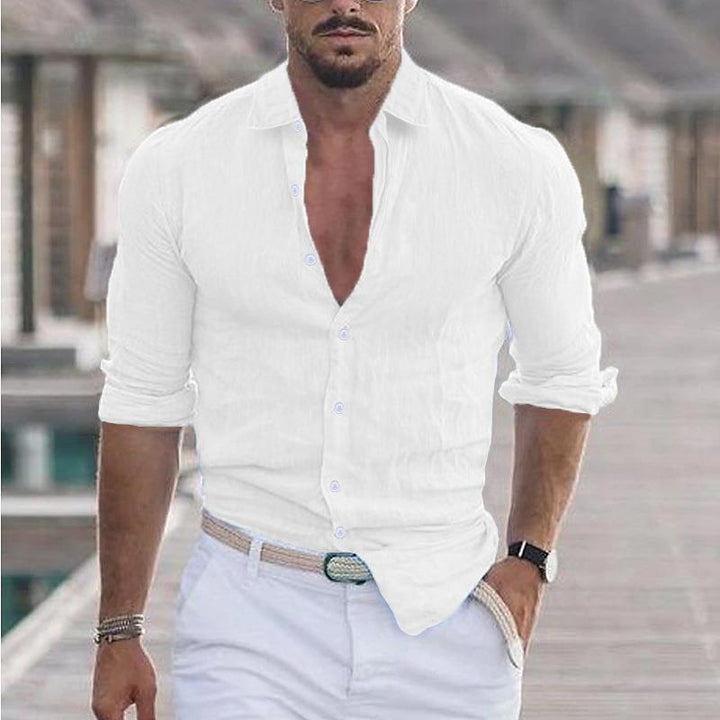 Herren Hemd mit modernem Schnitt und taillierter Passform von Lune London