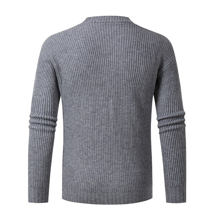 Striped knit jacket for women with a trendy cut and practical pockets Lune London