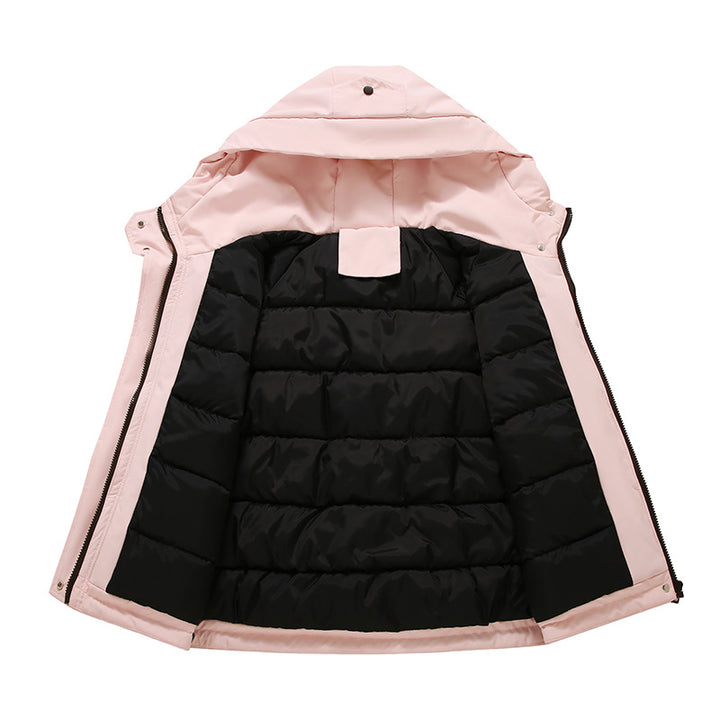 Ladies Sports and Functional Clothing Outdoor Jacket with Hood and Many Pockets Lune London
