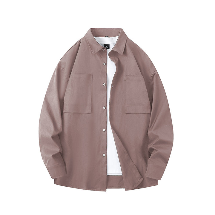 Casual overshirt for men with practical chest pockets Amarae