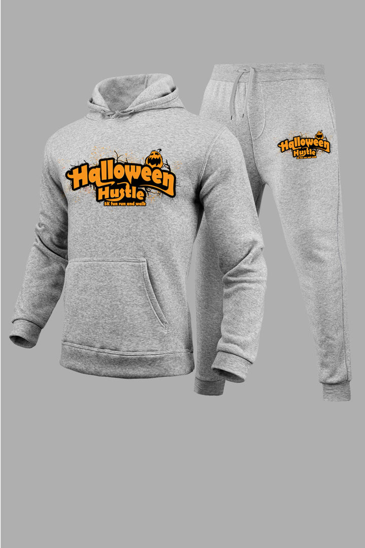 Women's two-piece sports set with Halloween pattern and comfortable kangaroo pockets Lune London