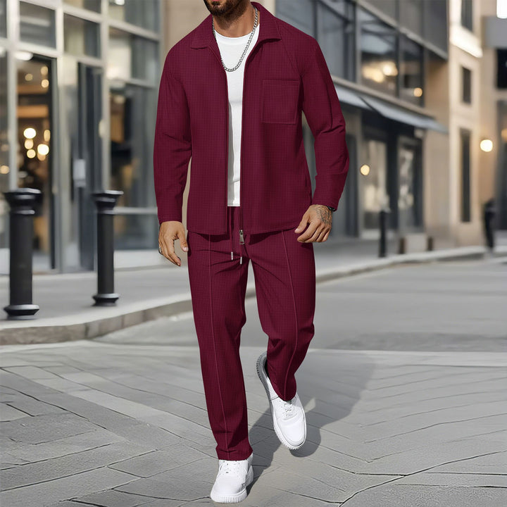 Men's sports leisure set with zipper and practical pockets Lune London