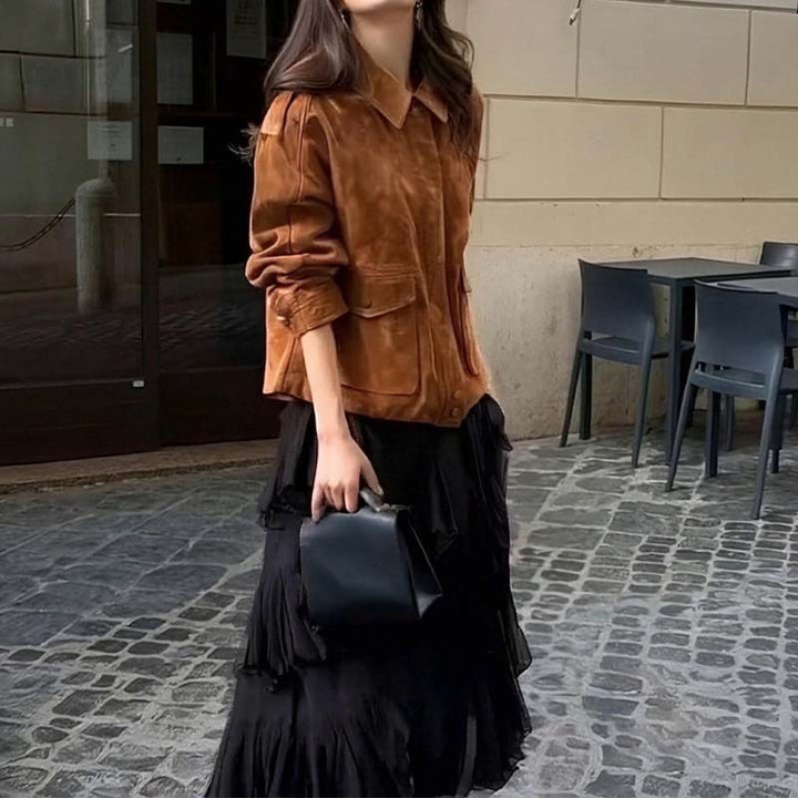 Veste élégante légère pour femmes avec coupe oversize et poches pratiques Chic & Stil