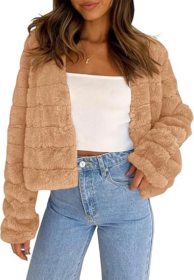 Ladies Short Cozy Jacket with Structured Design and Soft Inner Lining Amarae