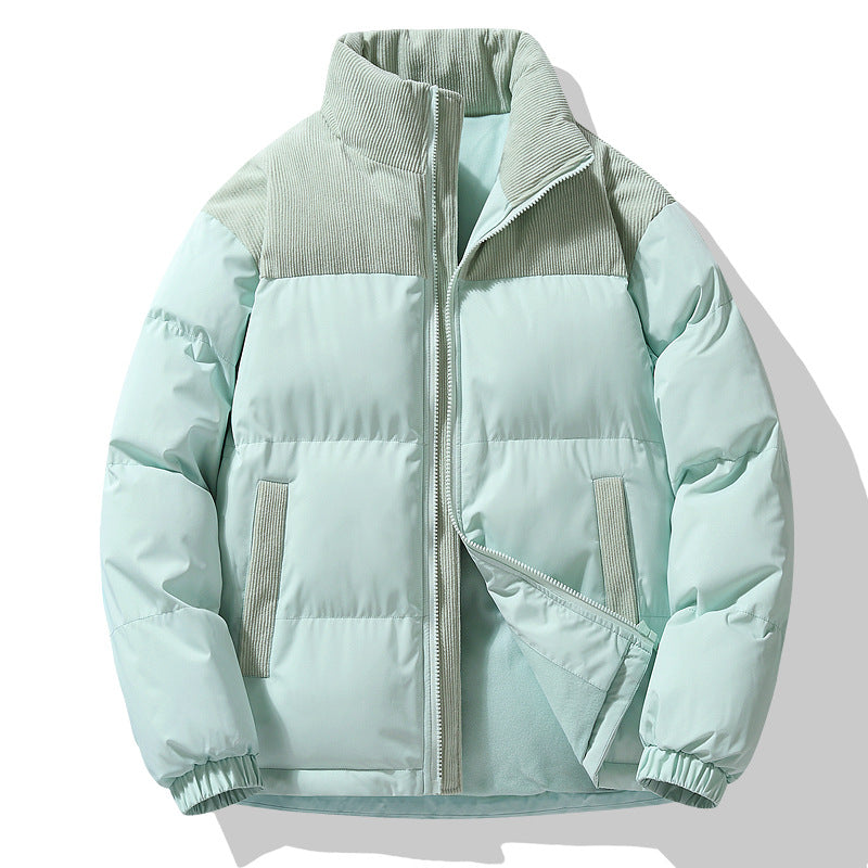 Women's quilted jacket with cord inserts, padded thermal filling and stand-up collar Amarae