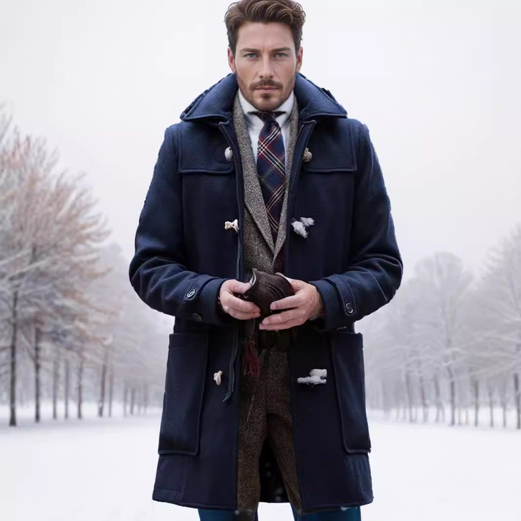 Elegant duffle coat for men with classic design Amarae