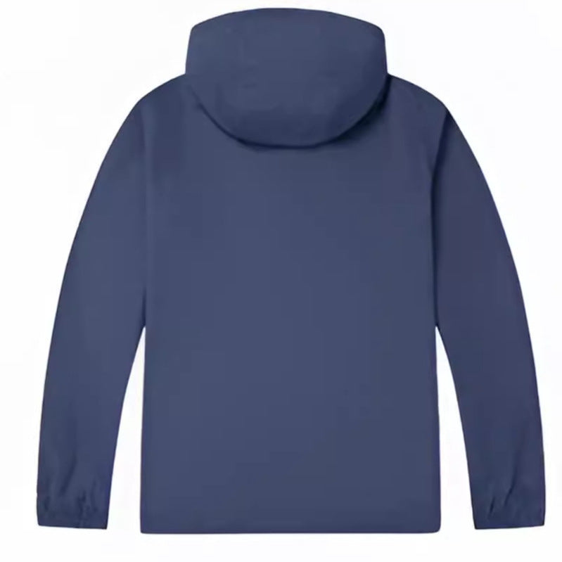 Functional transition jacket for men with adjustable collar Lune London