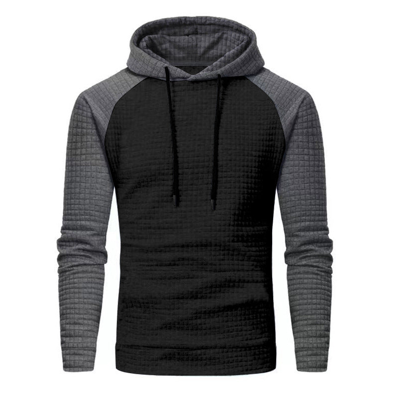 Men's hoodie with textured design Amarae