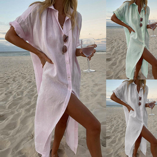 Amarae Casual Linen Dress for Women