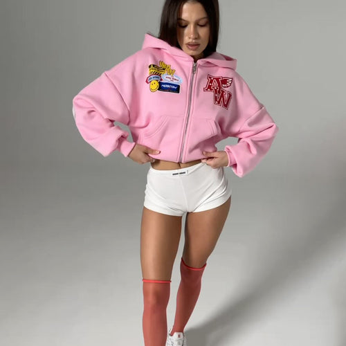 Women's leisure set with hooded jackets and casual pants Amarae