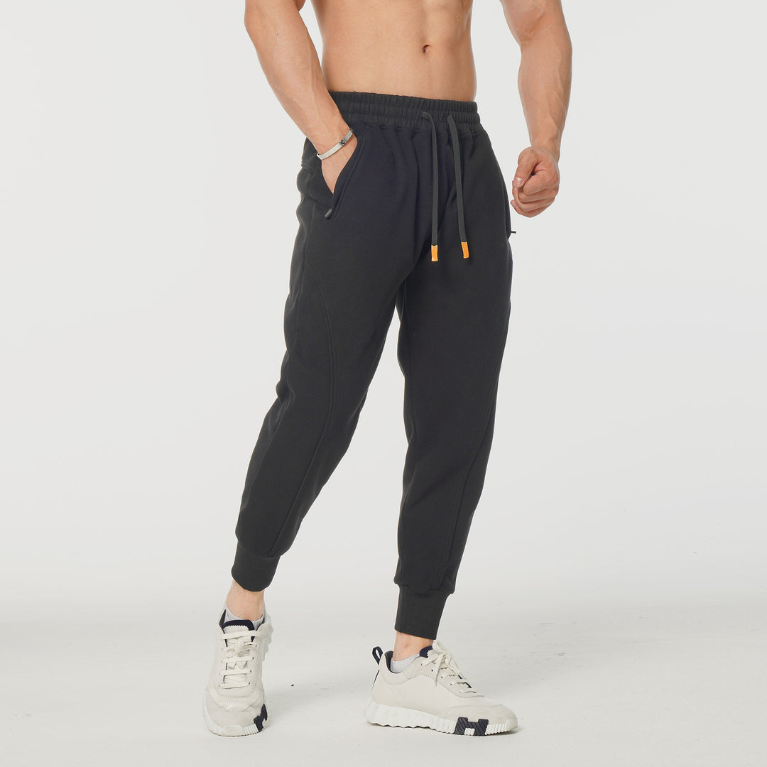 Men's sporty joggers with elastic waistband and side pockets Lune London