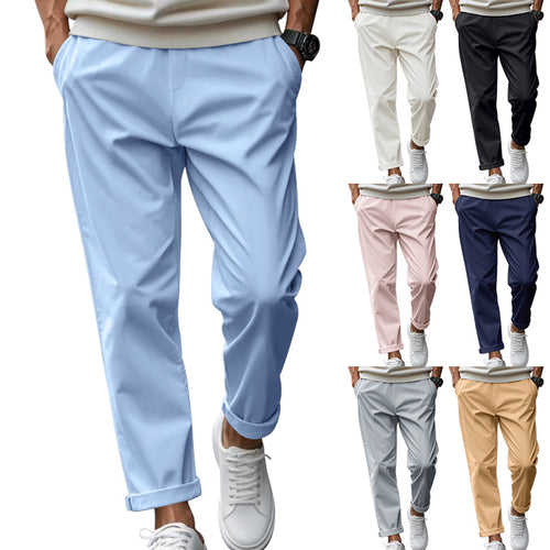 Elegant chino pants for men with a comfortable waist and a trendy cut Amarae