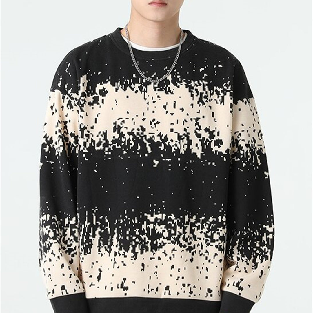 Men's sweatshirt with modern digital print Lune London