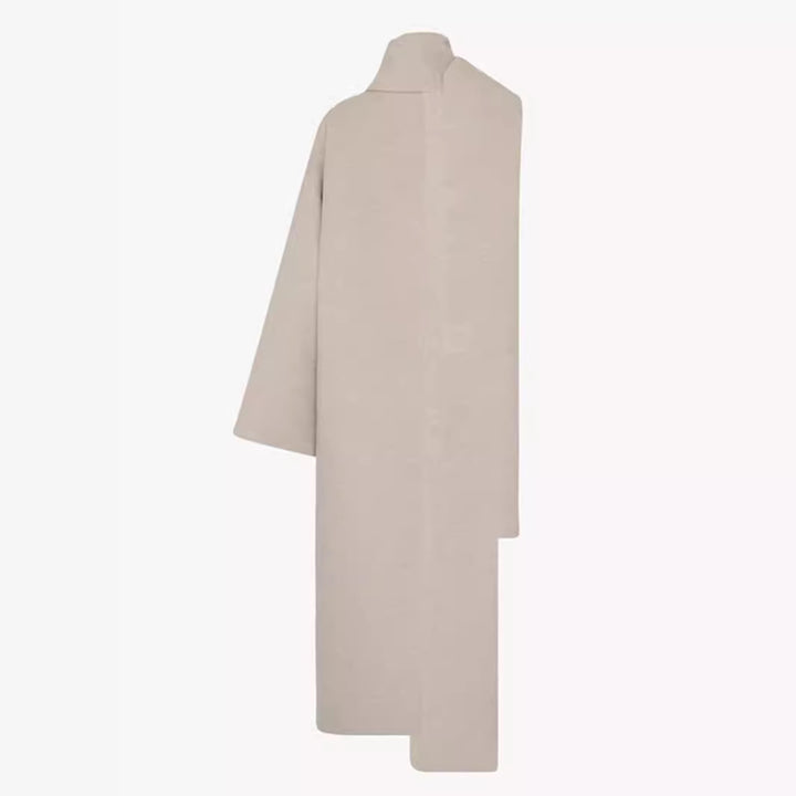 Poncho en laine élégant et intemporel pour femmes avec écharpe Chic & Stil